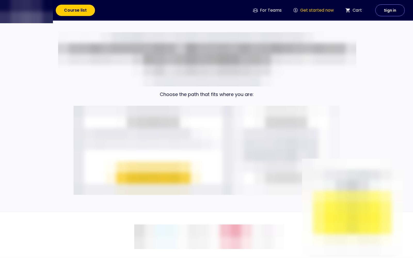 The rebuilt homepage, identifying details blurred